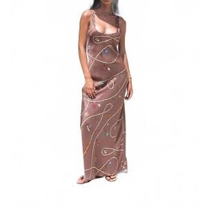 NEW ROAME jimena maxi dress in fortuna